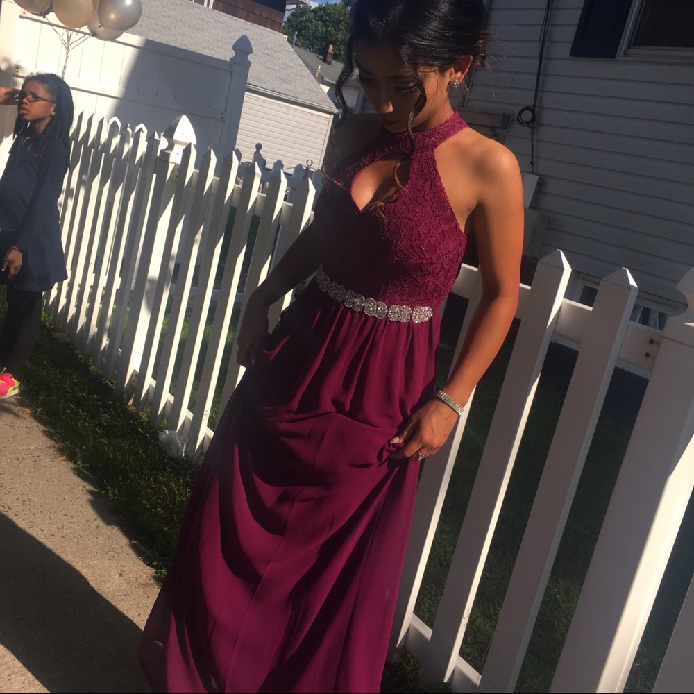 Burgundy Prom Dress